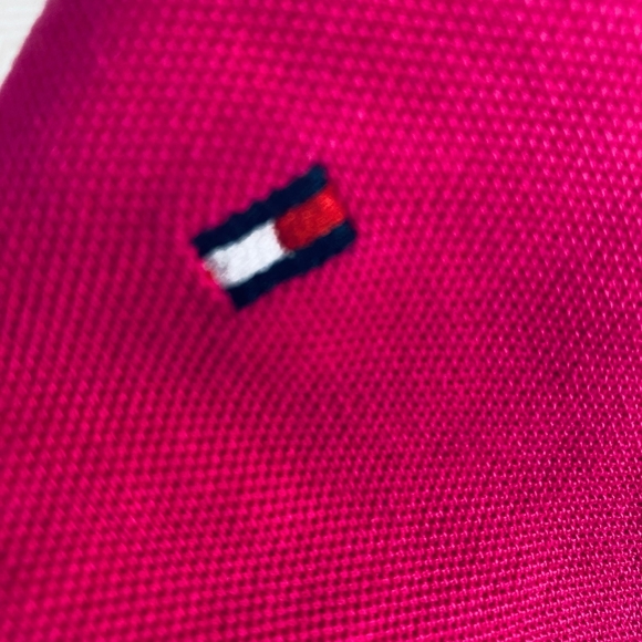 Tommy Hilfiger Custom Fit Collection Fuscia Polo Shirt - Picture 5 of 13